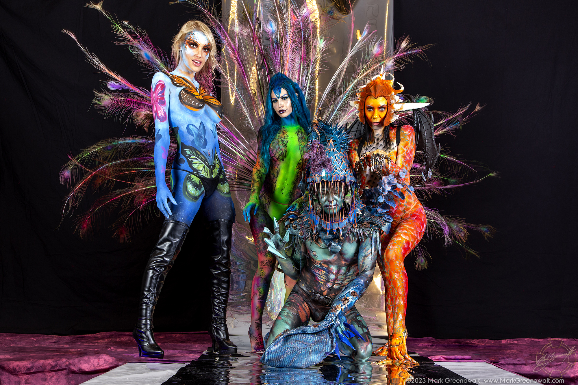 Animalyze theme Bodypainting at Phoenix Fan Fusion 2023